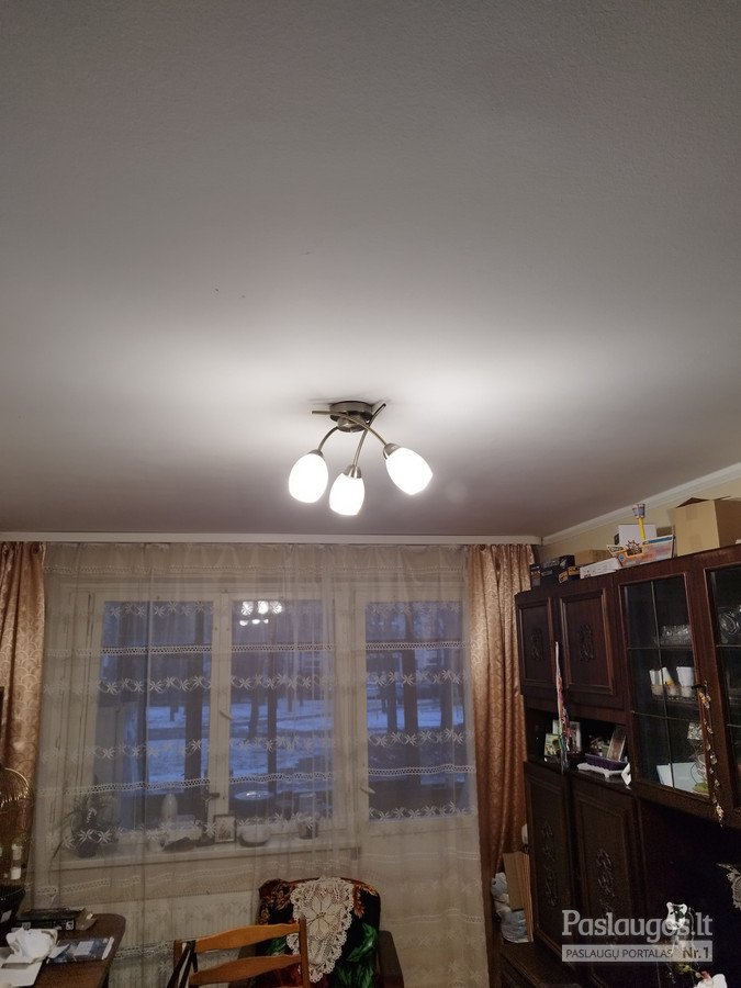 Šviestuvo montavimas